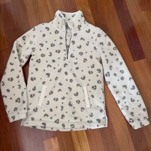 NWOT A&F Half Zip Fleece Jacket Size XS